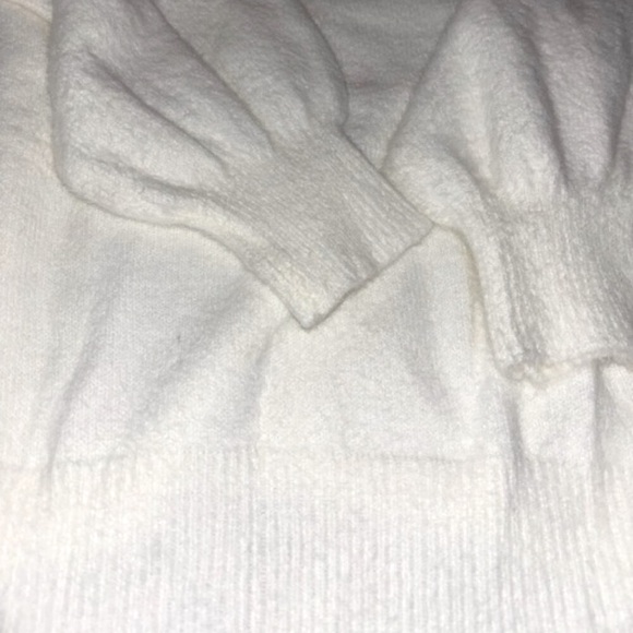 SHIEN Cowl Neck White Sweater - Picture 2 of 3